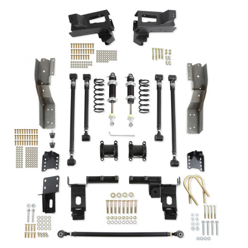 PartzBiz CM: 041753-DDS-Detroit Speed QUADRALink Rear Suspension Kit - Double Adjustable Shocks - Bolt-in Axle Brackets PartzBiz CM: 041753-DDS-Detroit Speed QUADRALink Rear Suspension Kit - Double Adjustable Shocks - Bolt-in Axle Brackets