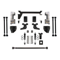 PartzBiz CM 041750DS - Detroit Speed QuadraLink Rear Suspension Kit - Non-Adjustable Shocks - Bolt-In Axle Brackets