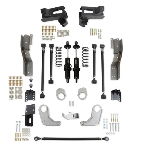 PartzBiz CM: 041754DS-Detroit Speed QUADRALink Rear Suspension Kit - Non-Adjustable Shocks - Weld-in Axle Brackets