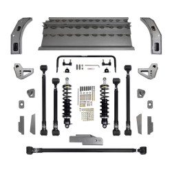 PartzBiz CM 041756DS - Detroit Speed QUADRALink Rear Suspension Kit - Non-Adjustable Shocks without Axle Brackets