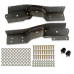 PartzBiz CM: 041754DS-Detroit Speed QUADRALink Rear Suspension Kit - Non-Adjustable Shocks - Weld-in Axle Brackets