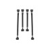 PartzBiz CM: 041754DS-Detroit Speed QUADRALink Rear Suspension Kit - Non-Adjustable Shocks - Weld-in Axle Brackets