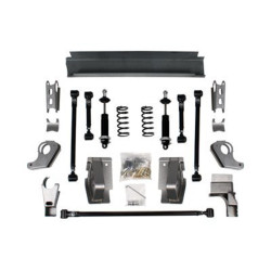 PartzBiz CM 041703-SDS - Detroit Speed QuadraLink Rear Suspension Kit - Single Adjustable Shocks