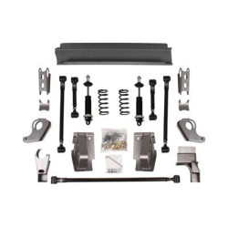 PartzBiz CM 041704-SDS - Detroit Speed QuadraLink Rear Suspension Kit - Single Adjustable Shocks