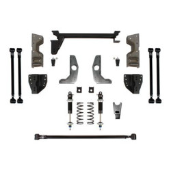 PartzBiz CM 041751-SDS - Detroit Speed QuadraLink Rear Suspension Kit - Single Adjustable Shocks - Weld-In Axle Brackets PartzBiz CM 041751-SDS - Detroit Speed QuadraLink Rear Suspension Kit - Single Adjustable Shocks - Weld-In Axle Brackets