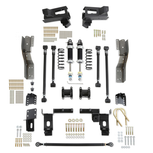 PartzBiz CM: 041753-SDS-Detroit Speed QUADRALink Rear Suspension Kit - Single Adjustable Shocks - Bolt-in Axle Brackets PartzBiz CM: 041753-SDS-Detroit Speed QUADRALink Rear Suspension Kit - Single Adjustable Shocks - Bolt-in Axle Brackets