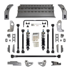 PartzBiz CM 041755-SDS - Detroit Speed QUADRALink Rear Suspension Kit - Single Adjustable Shocks