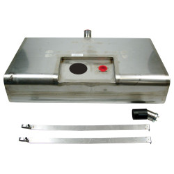 PartzBiz CM 080179DS - Detroit Speed Stainless Steel Narrowed Fuel Tank - Holley Pump Required