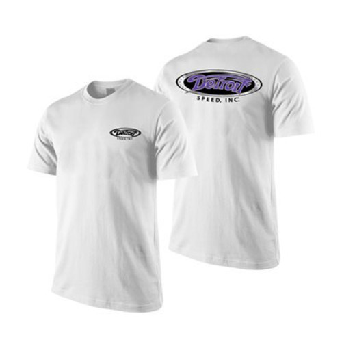 PartzBiz CM: 990101XL-Detroit Speed White Logo T-Shirt PartzBiz CM: 990101XL-Detroit Speed White Logo T-Shirt