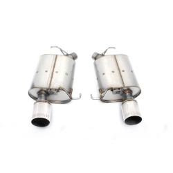 PartzBiz CM D660-0051 - Dinan Free Flow Axle-Back Exhaust - 2011-2016 BMW 535i