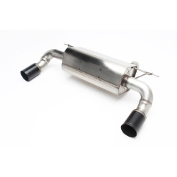 PartzBiz CM D660-0061-BLK - Dinan Free Flow Axle-Back Exhaust - 2014-2016 BMW 435i