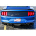 PartzBiz CM: JR3B-6540544-A-Drake Muscle Cars 1-Piece Rear Diffuser Satin Black