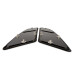 PartzBiz CM: FR3Z-16C630-BK-Drake Muscle Cars Black Speed Mesh Hood Vents PartzBiz CM: FR3Z-16C630-BK-Drake Muscle Cars Black Speed Mesh Hood Vents