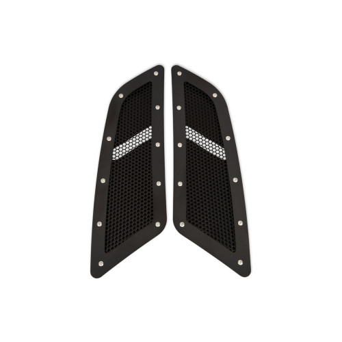 PartzBiz CM: FR3Z-16C630-BK-Drake Muscle Cars Black Speed Mesh Hood Vents PartzBiz CM: FR3Z-16C630-BK-Drake Muscle Cars Black Speed Mesh Hood Vents