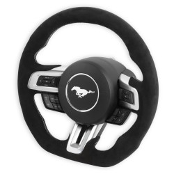PartzBiz CM MU950-10 - Drake Muscle Cars Steering Wheel - Alcantara Wrapped PartzBiz CM MU950-10 - Drake Muscle Cars Steering Wheel - Alcantara Wrapped