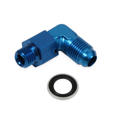 PartzBiz CM 949092ERL - Earl's 90 Degree -6 AN Male to 12mm x 1.5 Swivel PartzBiz CM 949092ERL - Earl's 90 Degree -6 AN Male to 12mm x 1.5 Swivel