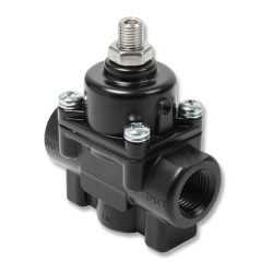PartzBiz CM 12850ERL - Earl's Adjustable Fuel Pressure Regulator - Carbureted - Black - 1-4 PSI