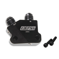 PartzBiz CM LS0012ERL - Earl's LS Side Mount Oil Cooler Adapter PartzBiz CM LS0012ERL - Earl's LS Side Mount Oil Cooler Adapter