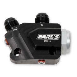 PartzBiz CM LS0013ERL - Earl's LS Side Mount Oil Cooler Adapter PartzBiz CM LS0013ERL - Earl's LS Side Mount Oil Cooler Adapter