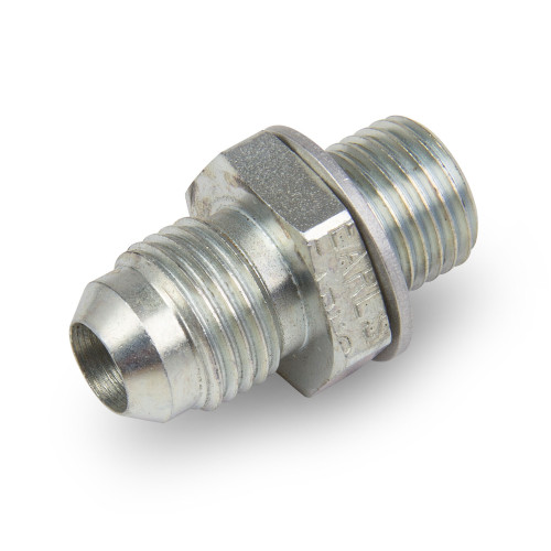 PartzBiz CM: 961980ERL-Earl's Straight Transmission Adapter -6 Male to 1/4-18 NPSM Male - Short (Front)