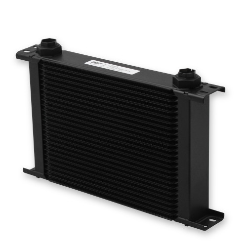 PartzBiz CM: 425ERL-Earl's UltraPro Oil Cooler - สีดำ - 25 แถว - Wide Cooler - 10 O-Ring Boss ตัวเมีย
