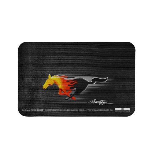 PartzBiz CM: FG2107-Fender Gripper Flaming Pony Mat PartzBiz CM: FG2107-Fender Gripper Flaming Pony Mat