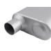 PartzBiz CM: 42543-FM-FLOWMONSTER 2-CHAMBER MUFFLER ALUMINIZED