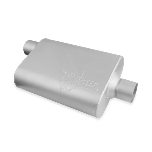 PartzBiz CM: 42541-FM-FLOWMONSTER 2-CHAMBER MUFFLER ALUMINIZED