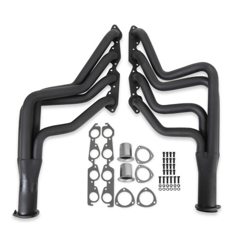 PartzBiz CM: 11130FLT-Flowtech Long Tube Header - Black Paint