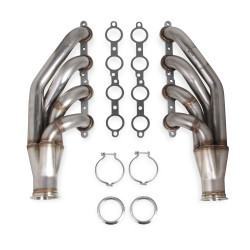 PartzBiz CM 11535FLT - Flowtech LS Turbo Headers-Natural Finish