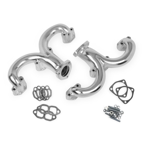 PartzBiz CM: 11704-1FLT-Flowtech Rams Horn Exhaust Manifolds - Ceramic Coated