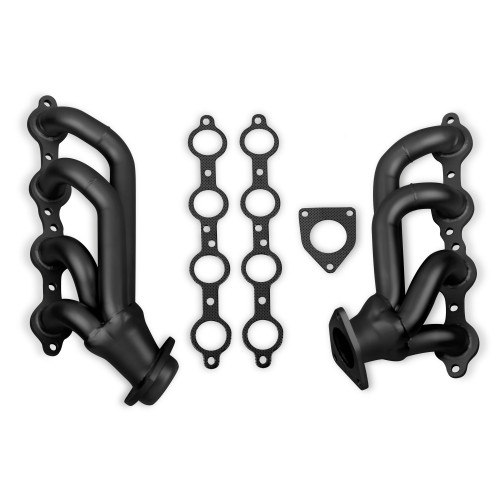 PartzBiz CM: 91843FLT-Flowtech Shorty Headers - ทาสีดำ PartzBiz CM: 91843FLT-Flowtech Shorty Headers - ทาสีดำ