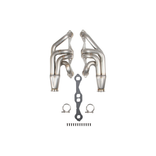 PartzBiz CM: 11569FLT-Flowtech Small Block Chevy Turbo Headers - ผิวธรรมชาติ