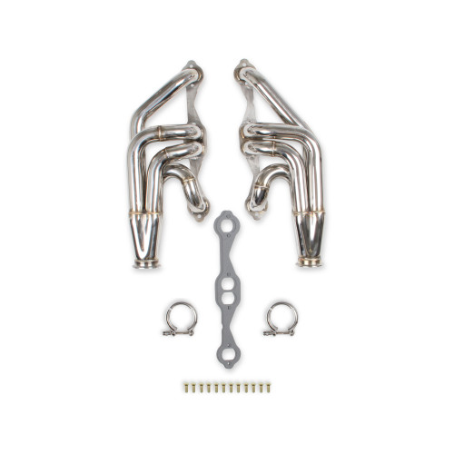PartzBiz CM: 11570FLT-Flowtech Small Block Chevy Turbo Headers - ขัดเงา PartzBiz CM: 11570FLT-Flowtech Small Block Chevy Turbo Headers - ขัดเงา