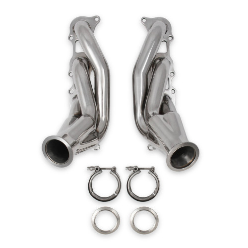 PartzBiz CM: 12153FLT-Flowtech Universal Coyote Turbo Headers - Polished 304 Stainless Steel PartzBiz CM: 12153FLT-Flowtech Universal Coyote Turbo Headers - Polished 304 Stainless Steel