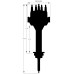 PartzBiz CM: 565-203-Holley EFI Dual Sync Chrysler Wedge Distributor PartzBiz CM: 565-203-Holley EFI Dual Sync Chrysler Wedge Distributor