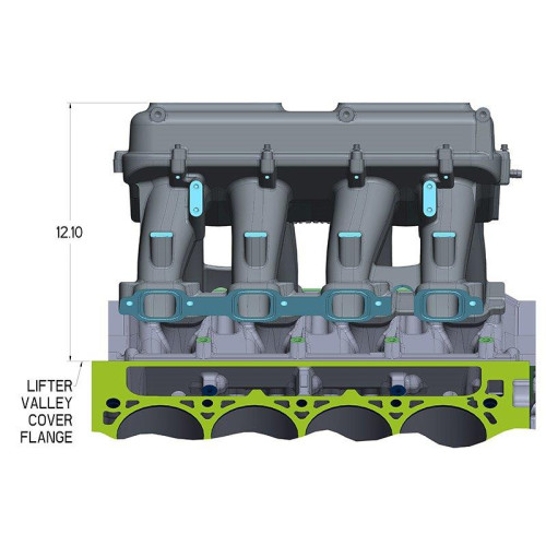 PartzBiz CM: 300-208-PLENUM TOP, LT1 HI-RAM BLANK FLANGE PartzBiz CM: 300-208-PLENUM TOP, LT1 HI-RAM BLANK FLANGE
