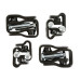 PartzBiz CM: 534-262-Replacement Fuel Rail Brackets and Fasteners For GM LS Series Lo-Ram Manifolds PartzBiz CM: 534-262-Replacement Fuel Rail Brackets and Fasteners For GM LS Series Lo-Ram Manifolds