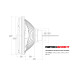 PartzBiz CM: LFRB106-Holley RetroBright LED Forward Facing Light - Yellow Lens - HIGH BEAM ONLY use PartzBiz CM: LFRB106-Holley RetroBright LED Forward Facing Light - Yellow Lens - HIGH BEAM ONLY use
