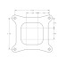 PartzBiz CM: 0-76850RD-850 CFM Ultra Double Pumper Carburetor