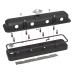 PartzBiz CM: 241-192-Holley 2-Piece Pontiac Style Valve Cover - Gen III/IV LS - Satin Black PartzBiz CM: 241-192-Holley 2-Piece Pontiac Style Valve Cover - Gen III/IV LS - Satin Black