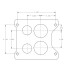 PartzBiz CM: 0-80555S-Holley Aluminum Spread-Bore Carburetor PartzBiz CM: 0-80555S-Holley Aluminum Spread-Bore Carburetor