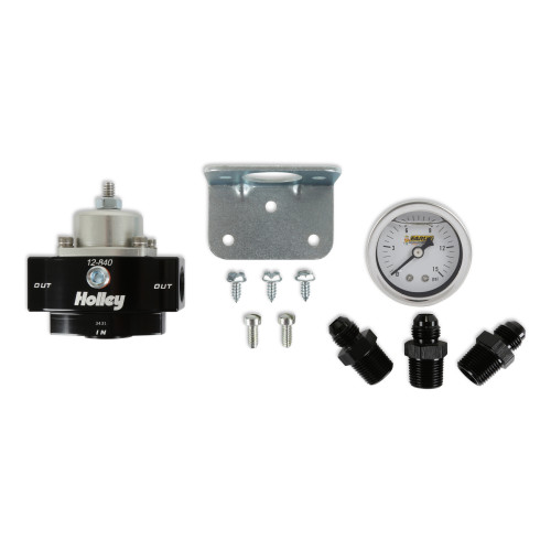 PartzBiz CM: 12-840KIT-ชุดควบคุมแรงดันน้ำมันเชื้อเพลิง Holley Billet Bypass PartzBiz CM: 12-840KIT-ชุดควบคุมแรงดันน้ำมันเชื้อเพลิง Holley Billet Bypass