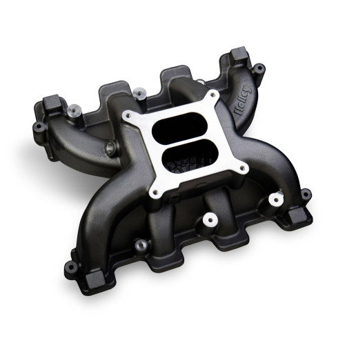 PartzBiz CM: 300-129BK-Holley Dual Plane Carbureted Intake - GM LS3/L92 - Black PartzBiz CM: 300-129BK-Holley Dual Plane Carbureted Intake - GM LS3/L92 - Black