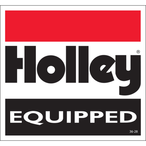 PartzBiz CM: 36-28-Holley Equipped Decal PartzBiz CM: 36-28-Holley Equipped Decal