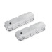 PartzBiz CM: 241-280-Holley GM Licensed Valve Cover - Track Series - BBC - Fabricated Aluminum - Silver PartzBiz CM: 241-280-Holley GM Licensed Valve Cover - Track Series - BBC - Fabricated Aluminum - Silver