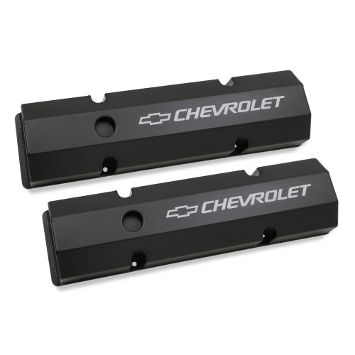 PartzBiz CM: 241-288-Holley GM Licensed Valve Cover - Track Series - SBC - Fabricated Aluminum - Perimeter Bolt - Black PartzBiz CM: 241-288-Holley GM Licensed Valve Cover - Track Series - SBC - Fabricated Aluminum - Perimeter Bolt - Black