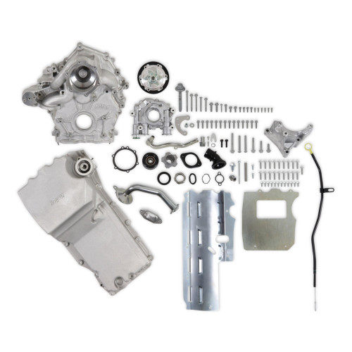 PartzBiz CM: 20-320-Holley Godzilla High-Mount Accessory Drive - With Holley Swap Oil Pan and Pump - Base Kit PartzBiz CM: 20-320-Holley Godzilla High-Mount Accessory Drive - With Holley Swap Oil Pan and Pump - Base Kit