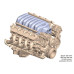 PartzBiz CM: 300-900-ท่อร่วมไอดี Holley Low-Profile - Godzilla - ผิวเคลือบอย่างเป็นธรรมชาติ PartzBiz CM: 300-900-ท่อร่วมไอดี Holley Low-Profile - Godzilla - ผิวเคลือบอย่างเป็นธรรมชาติ