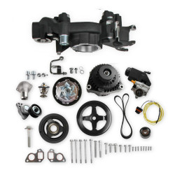 PartzBiz CM 20-186BK - Holley Mid-Mount Race Accessory System-Black Finish